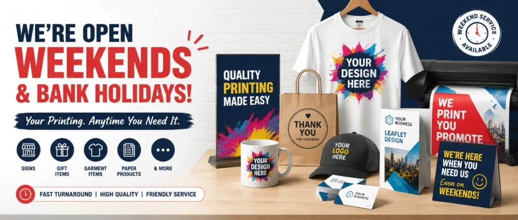 Weekend Printing Service Poole